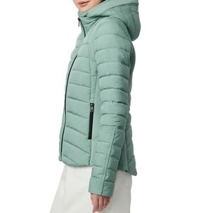 High Quality Ladies White Duck down Jacket <b>Bubble</b> Hooded Long Padding Women Quilted <b>Coat</b> with Stand Collar Puffer <b>Coat</b> - Product Image 5