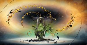 Functional Brass Beautiful Padlocks Wholesale with Two <b>Keys</b> Antique Style Lord Buddha Type Padlock - <b>Lock</b> - Product Image 3