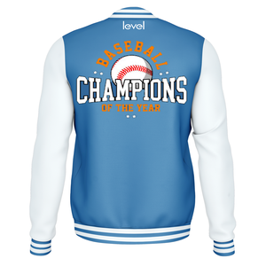 Veste universitaire personnalisée OEM pour hommes col montant lettre brodée d'usine blouson bombardier printemps paquet unique inclus - Product Image 2