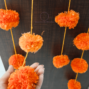 New Arrival 2026 Designer New Marigold Garlands Beautiful <b>Wall</b> Garlands Foe Wedding, Haldi, Mehendi,<b>Party</b> <b>Decor</b> Marigold Garland - Product Image 3