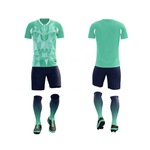Op maat gemaakte hoogwaardige goedkope neutrale snel drogende voetbaltenues set, op maat gemaakte groothandel voetbalshirts Argentinië - Product Image 3
