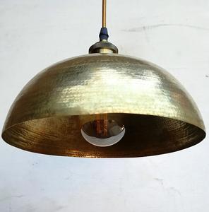 Pendentif rond décoratif en métal et fer Abat-jour suspendu fini martelé antique de meilleure qualité pour table de billard - Product Image 3