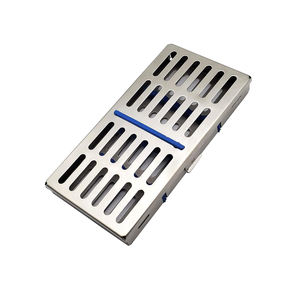Plateau de stérilisation en autoclave Conteneur de stérilisation Équipement dentaire chirurgical Plateau de cassette de stérilisation - Product Image 1
