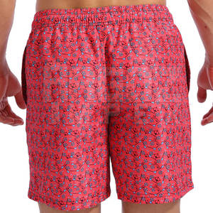 กางเกงชายหาดผู้ชายคุณภาพสูง ผ้าฝ้าย 100% ทนทาน สไตล์ลำลองสำหรับผู้ใหญ่ ระบายอากาศได้ดี แห้งเร็ว เอวกลาง ลายเรียบ มีเชือกผูก - Product Image 2