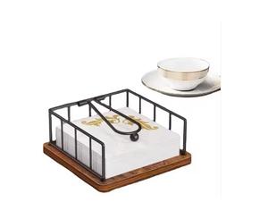 ที่ใส่กระดาษเช็ดปากสีทองแบบตั้งได้สำหรับวางบนโต๊ะเป็นมิตรต่อสิ่งแวดล้อมใช้ตกแต่งบ้านแบบสั่งทำ - Product Image 3