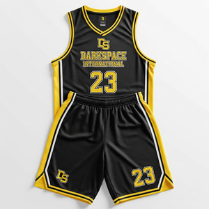 Uniforme de entrenamiento de baloncesto juvenil para hombres de alta calidad, conjunto deportivo de alta intensidad, venta al por mayor directa de fábrica, gran oferta, servicios OEM - Product Image 1