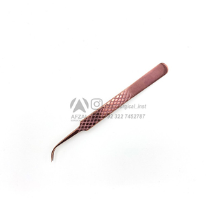 Vente en gros du meilleur logo d'usine personnalisé pince à épiler à pointe nano grip pointes en fibre ensemble de pinces à épiler pour extensions de cils de volume - Product Image 4