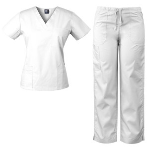 Fournisseur professionnel personnalisé coupe ajustée veste de gommage médical uniformes Medicos ensembles infirmière uniforme Medico Mujeres gommage en gros - Product Image 5