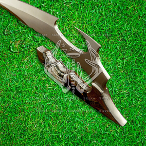 Tùy Chỉnh Handmade Đầy Đủ Tang D2 Thép Bowie Dao Săn Bắn Cắm Trại Dao Với Vỏ Bọc Da, Ergonomic Bone Grip, Món Quà Lý Tưởng - Product Image 5