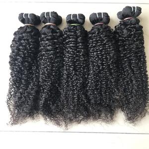 Extensions de cheveux indiens Remy 100 % naturels, qualité 12A, traitement vapeur, 22 pouces, bouclés crépus, double trame, 100 g, couleur noire, vente en gros - Product Image 2