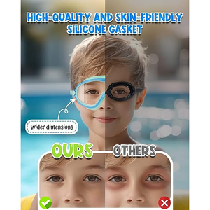 Large Frame Waterproof Anti-Fog Racing <strong>Goggles</strong> High-Definition Boys and Girls Swimming Glasses <strong>New</strong> Children's Swim Gear - Product Image 6