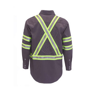 Camisa de Seguridad de Alta Visibilidad, Ropa de Trabajo Reflectante y Transpirable de Alta Calidad para Trabajadores - Product Image 2