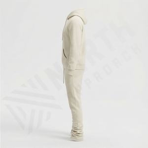 Conjunto de Sudadera con Capucha y Pantalones Deportivos Holgados Personalizados de Felpa Francesa de 500 Gsm, de Lujo, para Hombre, 100% Invierno - Product Image 3