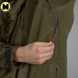 Super Flex 3-layer <b>Material</b> 2-way Waterproof Breathable Windproof Zipper Taped Seams Camouflage Stand Collar Winter Jacket - Product Image 6