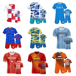 เสื้อกีฬาฟุตบอลแบบถ่ายเทความร้อนเสื้อฟุตบอลเสื้อเจอร์ซี่ลายว่างเปล่า - Product Image 1