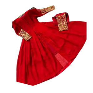 เดรสผ้าจอร์เจียอินเดียชุดปากีสถานผ้าโพลีเอสเตอร์ระบายอากาศใส่ไปงานปาร์ตี้สวมใส่ตามสั่งสี/ไซส์ของผู้หญิง - Product Image 6