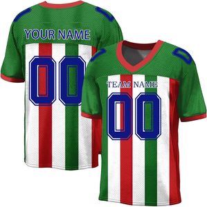 Camiseta de fútbol americano profesional personalizada, camiseta de malla atlética, ropa deportiva de sarga sublimada, camiseta de fútbol para jóvenes - Product Image 1