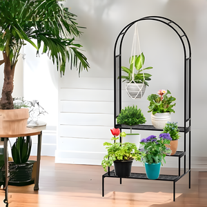 Support de jardinière en métal de haute qualité pour décor de jardin de salon au meilleur prix d'Inde - Product Image 5