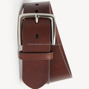 Rown-cinturón informal de diseñador para hombre, hebilla de aleación sólida con costuras duraderas, de cuero hecho a medida - Product Image 6