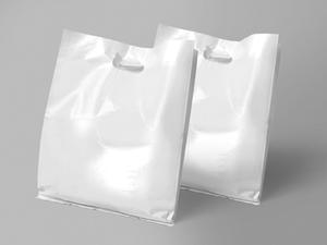 OEM mua sắm túi nhựa tùy chỉnh thiết kế logo in bao bì nhựa chết cắt xử lý mua sắm mang theo túi - Product Image 5