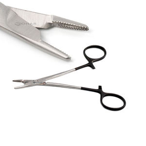 Mathieu, herramientas quirúrgicas dentales veterinarias, el mejor precio, soporte de aguja de resorte único, 14 cm, 17 cm, 20 cm, 24 cm, tamaños, Manual de acero inoxidable - Product Image 3