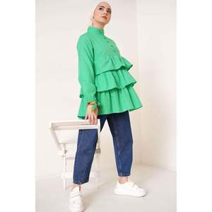 เสื้อคลุมสีเขียวเทอรีคอตตอน - Product Image 3