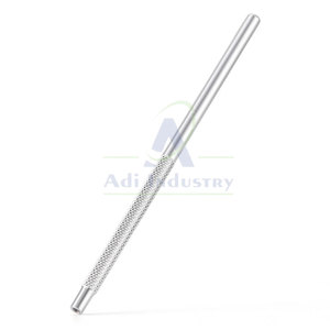 Poignées dentaires manuelles en acier inoxydable de haute qualité pour miroirs buccaux Poignée ergonomique Durable et réutilisable - Product Image 1