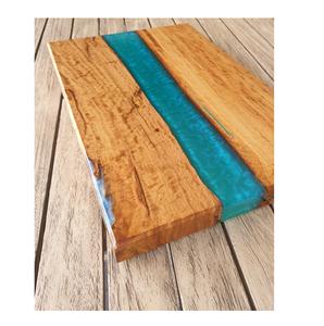 Planche à découper élégante en bambou avec planche à fromage de table de cuisine de qualité en résine PC avec poignée - Product Image 5