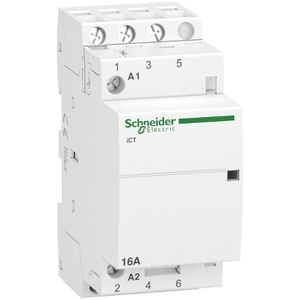Contattore a 3 Poli SCHNEIDER ELECTRIC ICT A9C22813 con 3 NO 16 A 220-240 V AC - Product Image 1