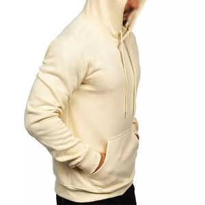 Sweat à capuche tendance pour homme 100 % coton, manches longues, chaud, décontracté, respirant, imperméable, style polaire pour l'hiver - Product Image 2