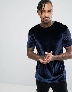 Camiseta Vaquera Bordada con Estampado Personalizado, Invierno, Hombre, Unisex, Manga Larga, Cuello Redondo, Estilo Urbano - Product Image 2