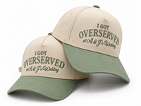 Casquette de baseball brodée à 5 panneaux en sergé de coton avec visière contrastante, logo personnalisé, ajustable, structurée, décontractée, pour l'extérieur, unisexe