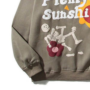 Sweats à capuche confortables d'impression de bouffée de haute qualité pour les hommes nouveau Style motif solide vêtements décontractés pour l'hiver - Product Image 5