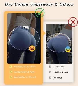 Modern Ease - Tanga de Cintura Baja para Mujer, Color Sólido, Transpirable, Tejido de Punto, Suave al Tacto, Elástico, Ajuste Relajado, Cobertura Total - Product Image 3