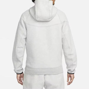 เสื้อฮู้ดมีซิปสำหรับผู้ชายผ้าคอตตอนผ้าฟลีซกันลมระบายอากาศได้ดีสำหรับ100% ฤดูหนาวบริการ OEM - Product Image 5