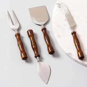 Ensemble de couverts en acier inoxydable plaqué argent de style portugais, design britannique tendance, plaqué or rose sous vide - Product Image 1