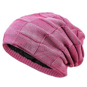 Minimalist Design 100% Polyester Beanie Cap Ribbed Knit Solid Color Custom Bows Camouflage Argyle Character Breathable - Product Image 1
