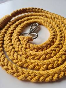 Laisse pour chien de luxe en macramé et laisse en coton durable pour chat, cadeau parfait pour les amoureux des chiens - Product Image 3