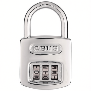 Industrial Design Keyless Steel Furniture Lock 42mm Wide 3-Wheel Combination <b>Padlock</b> Secure Office Drawer Unlocking Key Password - Product Image 3