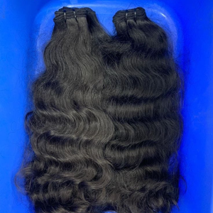 Extensiones de Cabello Humano Virgen Camboyano Premium, Ondulado, Remy, con Doble Trama a Máquina, Cabello a Granel con Compatibilidad con Todos los Colores - Product Image 3