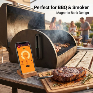 <span class=keywords><strong>Thermomètre</strong></span> <span class=keywords><strong>à</strong></span> <span class=keywords><strong>viande</strong></span> sans fil pour barbecue, moniteur de température alimentaire intelligent pour la cuisine, OEM - Product Image 6