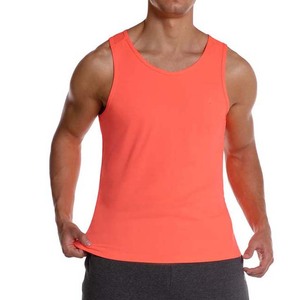 เสื้อกล้ามสำหรับผู้ชายเสื้อใส่ออกกำลังแขนกุดผ้าฝ้ายพิมพ์โลโก้ขนาดใหญ่พิเศษสำหรับยิมของผู้ชาย - Product Image 2