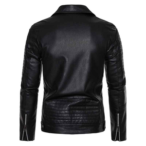 Nueva chaqueta de piel sintética personalizada para hombre, chaquetas de carreras de motos, ropa de moda de talla grande, ropa para niños - Product Image 2
