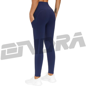 Pantalons de yoga de sport de haute qualité, épais, taille haute, pour femmes, leggings de sport extensibles sculptants, style tendance de fitness, ActiveFit - Product Image 4