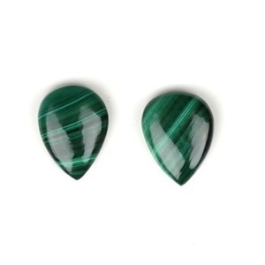 Pierre précieuse en vrac de qualité supérieure, quartz naturel poli, forme poire lisse, vert, 12x16 mm, pour la fabrication de bijoux, fabricants - Product Image 5