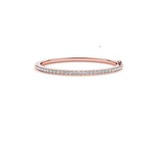 Round Cut Diamond Piper Traditional <b>Bangle</b> <b>Bracelet</b> For Women Excellent Style - Product Image 3