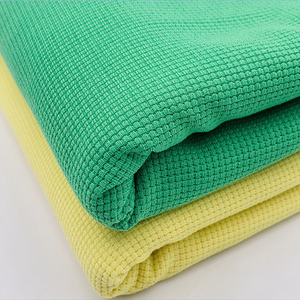 2024 <b>Hot</b> Selling Wholesale Waffle Rib Knitted 100% Cotton Sweater Fabric for Garment Clothes Knitted Fabric - Product Image 3