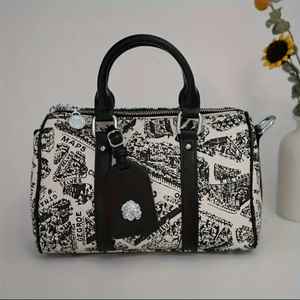 Weekender Duffle <b>Bag</b> for Unisex Business PU <b>Leather</b> <b>Overnight</b> <b>Bag</b> Fashionable Fabric Duffle <b>Bag</b> - Product Image 2