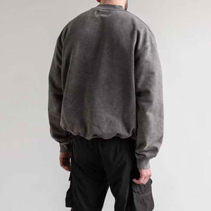 เสื้อสเวตเชิ้ตทรงหลวมสไตล์วินเทจสำหรับผู้ชาย เนื้อผ้านุ่มสบาย เหมาะสำหรับสตรีทแวร์ ลำลอง และสวมใส่สบายทุกวัน - Product Image 2