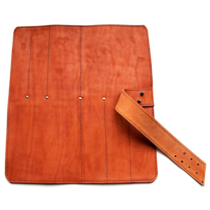 Sac de rangement pour couteaux en cuir de qualité supérieure avec un design durable pour les outils de cuisine, couleur et taille personnalisables, peut contenir jusqu'à 35 couteaux - Product Image 3